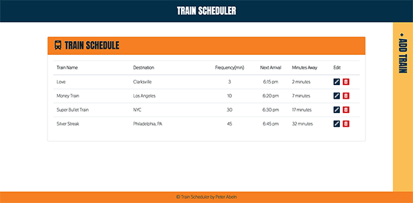 TrainScheduler